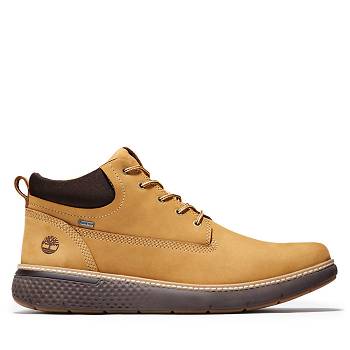 Timberland Férfi Cross Mark Vízálló Bakancs Teve